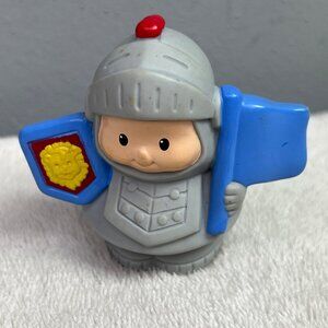 Fisher Price Little People Sir Lance A Little Knight Kingdom Castle Figure Gray